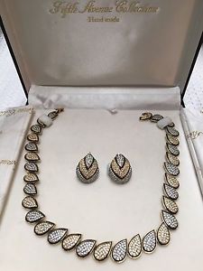 Fifth Avenue Collection Earring and Necklace set