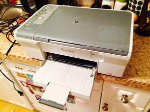 HP color printer and scanner