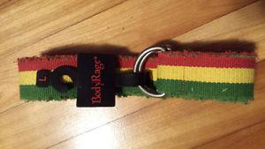 JAMAICAN STYLE BELT-FROM SPENCERS-SIZE LARGE-NWT-$12