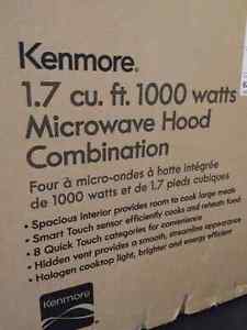 Kenmore microwave hood combo 1.7 cu. ft. New!