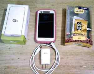 LG G5 with Otter box case and charger