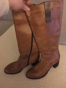Leather boots never worn size 11