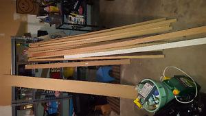 Lot of mdf boards and other trim