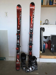 Men's Salomon skis & Nordica ski boots