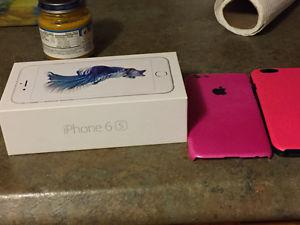 Mint in box iPhone 6s with cases and charger