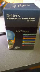Netters Anatomy Flash Cards 3rd edition
