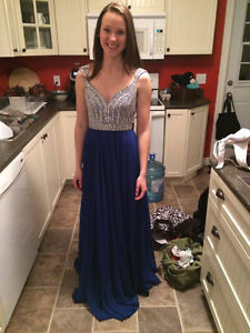 Royal Blue Tiffany Designs Prom Dress