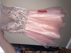 Short Pink Prom dress