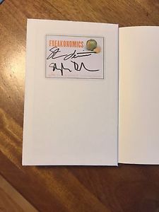 Signed first edition of Freakonomics