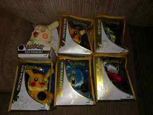 Six Limited Edition Pokemon 20th Anniversary Plushes Brand