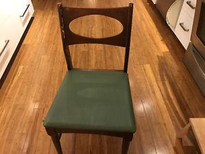 Teak dining room chairs set of 4