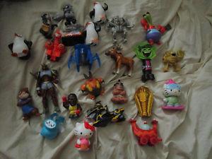 Various Yu-Gi-Oh and McDonald's toys