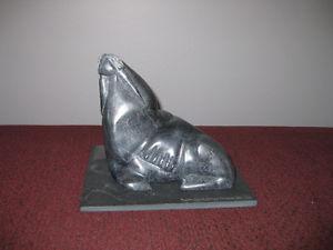 Walrus authentic soapstone carving