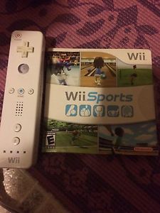 Wii controller &a Wii sports game