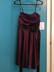 Women's purple dress