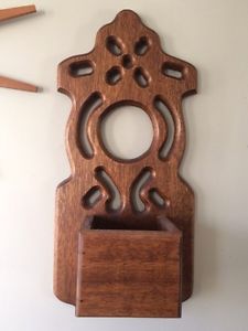 Wooden plant holder