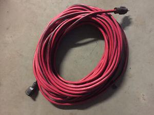 100' of 12/3 Outdoor Extension Cable