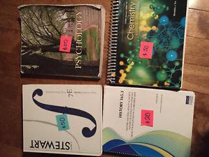 1st year Arts & Science textbooks