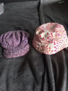 2 Girl's Hats