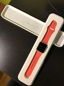 Apple 38mm Pink Sport Watch - mint condition!