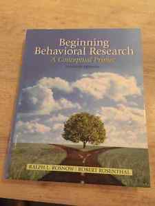 Beginning Behavioural Research: A Conceptual Primer 7th