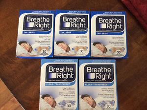 Breathe Right nasal strips