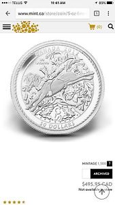 Canadian 5-ounce Silver Coin