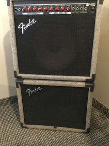 Fender M80 Combo Amp with Fender 12"extension Speaker