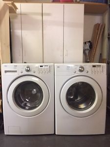 LG High Efficient Washer and Dryer