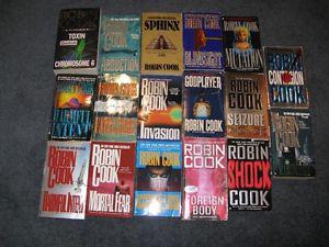 Lot of 17 Robin Cook softcover books $15