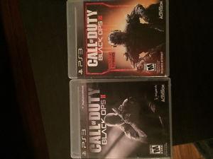 PS3- black ops 3 and black ops 2