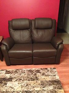 Reclining loveseat and chair