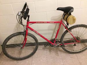 Red Pathfinder 18 Spd mountain bike, (26 Inch tires)