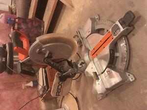 Rigid 12" mitre saw