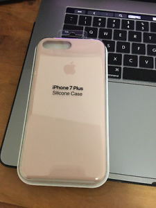 Selling a brand new Pink Sand Silicone Case for iphone 7plus