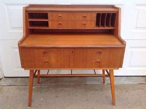 Small Teak Mid Century Desk-And other Treasures