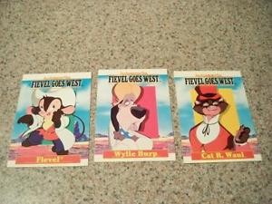 TRADING CARDS--FIEVEL GOES WEST