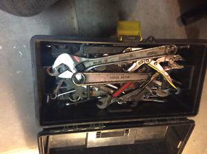 Tool box With tools