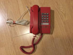 Vintage Red telephone.