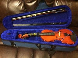 Violin With Carrying Case & Lesson Book with CD