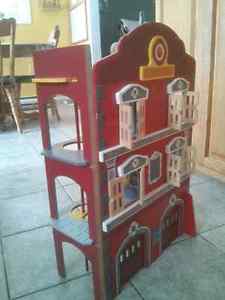 Wood Fire Station (approx 2ft H x 7.5in W)