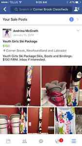 Youth Girls Ski Package