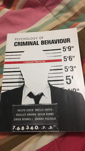psychology of criminal behaviour
