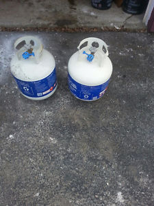 2 NEW FILLED 20LB PROPANE BBQ TANKS $45 EACH EMAIL