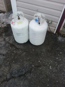 2 NEW FILLED 30LB PROPANE BTANKS $75 EACH EMAIL WILL