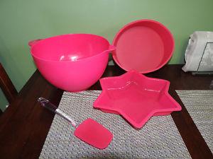 4 pink BAKING items - selling together