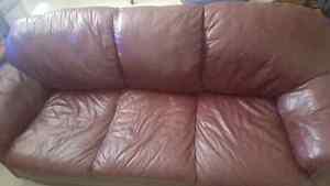 Authentic Leather couch for sale no rips or tears
