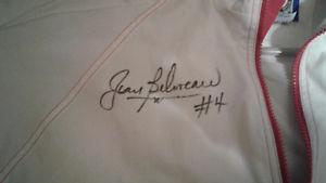 Autographed Jean beliveau jacket