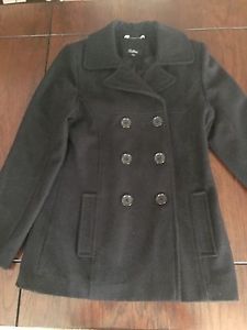 Black pea coat