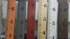 Blowtorched Growth Chart Rulers - Gift